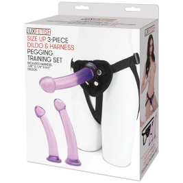 Страпон Lux Fetish Size Up 3-Piece