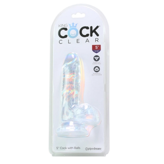 Фаллос King Cock Clear 5", Pipedream