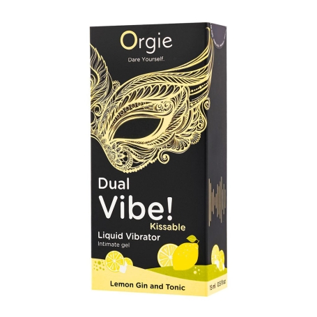 Съедобный гель с вибрацией Orgie DUAL VIBE